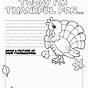 Printable Color Pages Thanksgiving