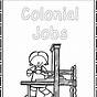 Colonial Jobs Worksheet