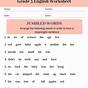 English Worksheet For Year 6