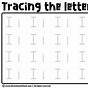 Tracing Letter I Worksheets For Preschool