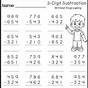 Subtraction Worksheets For Grade 1 3 Digits