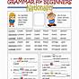 English For Beginners Worksheets Printable