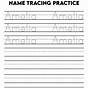 Free Printable Tracing Name Worksheets