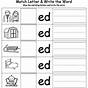 Ed Family Words Worksheet