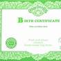Printable Cabbage Patch Birth Certificate
