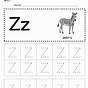 Letter Z Printable Worksheet
