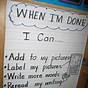 Work On Writing Anchor Chart