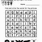 English Worksheets For Kindergarten Pinterest