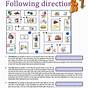Fun Following Directions Worksheets