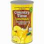 Country Time Lemonade Mixing Chart