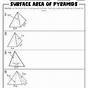 Surface Area Of Prism And Pyramids Worksheets