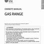 Lg Gas Range Manual