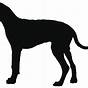 Great Dane Black And White Clip Art