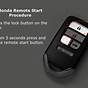2018 Honda Accord Sport Remote Start Key Fob