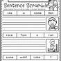 Writing Sentences Kindergarten Worksheets