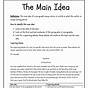 Implied Main Idea Worksheet