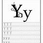 Letter Y Recognition Worksheet