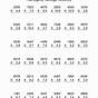 Multiplying By 5 Worksheets