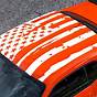 American Flag Decal For Dodge Challenger