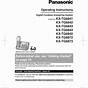 Panasonic Kx-tg744sk1 Manual