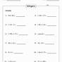 Intergers Worksheets