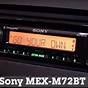 Sony Mex-m72bt Manual