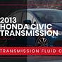 Honda Civic 2018 Transmission Fluid Change