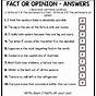 Fact Opinion Worksheet 5th Grade