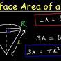 Surface Area Cone In Geometry Worksheet