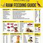 French Bulldog Puppy Raw Feeding Chart