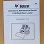 Bobcat E20 Operators Manual