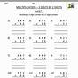 Multiplication For 5th Grade Worksheets