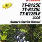 Ttr125 Service Manual