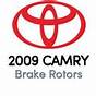 2009 Toyota Camry Brakes And Rotors