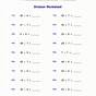 Math Division By 8 Printable Worksheets