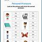 Worksheet Pronouns Grade 2