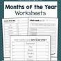 Worksheet Months Of The Year