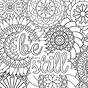Printable Stress Relief Coloring Pages