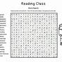 Reading Word Search Worksheet