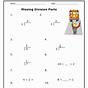 Introduction To Algebra Worksheets