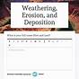 Weathering Erosion Deposition Worksheet Pdf