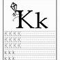 Writing Letter K