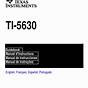 Texas Instruments Ti-5045 Sv Manual
