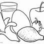 Free Printable Food Coloring Pages