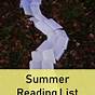 Summer Reading Lists By Grade