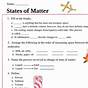 Phases Of Matter Worksheet Answers