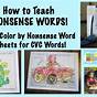 Nonsense Words Worksheets