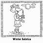 Printable Winter Solstice Coloring Pages