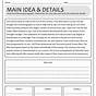 Key Ideas And Details Worksheets