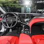 2018 Toyota Camry Xse Red Interior